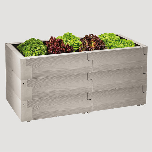 Raised bed Timber 3-piece set