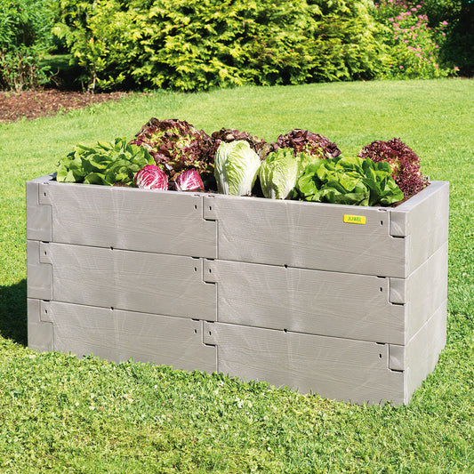 Raised bed Timber 3-piece set