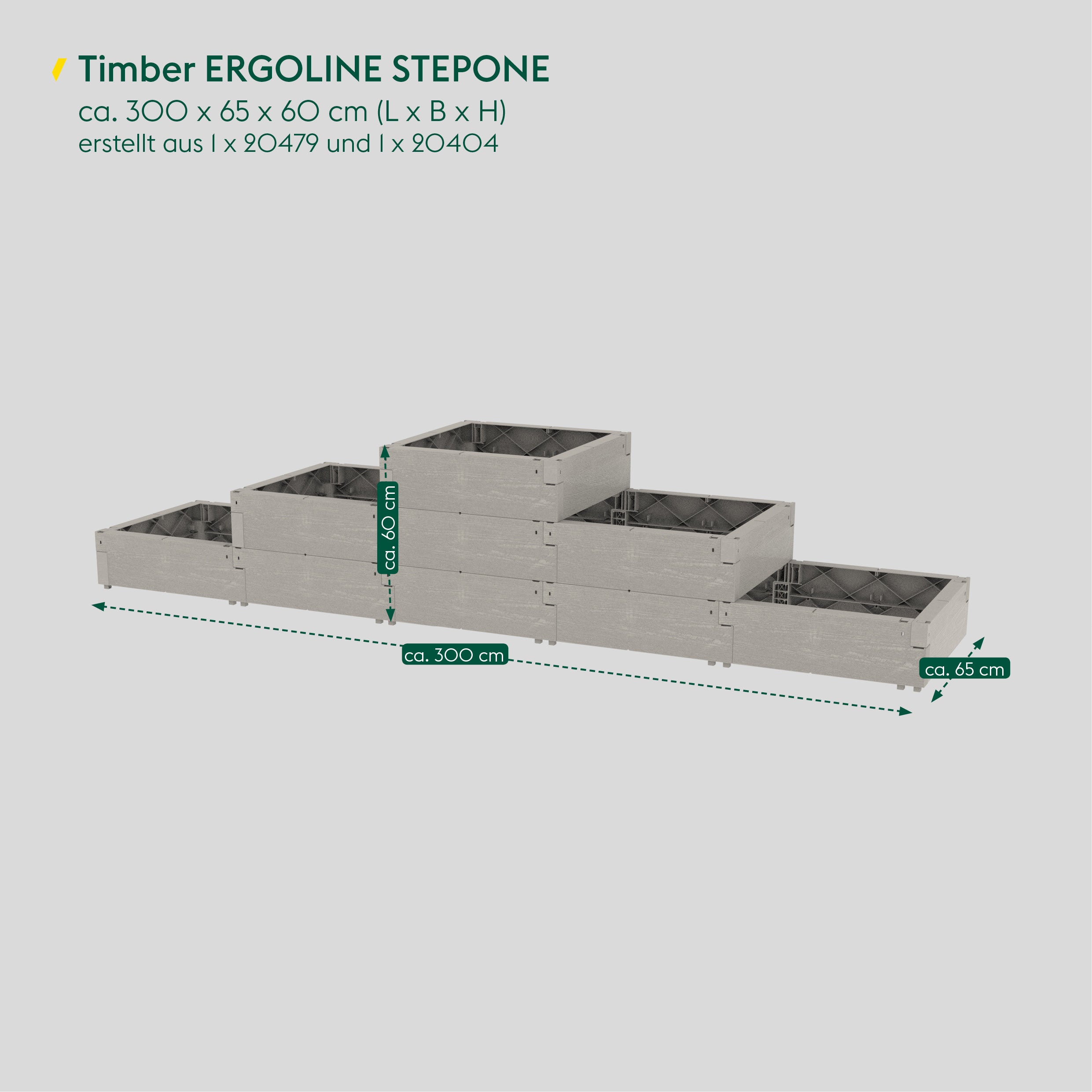 Hochbeet Timber ERGOLINE