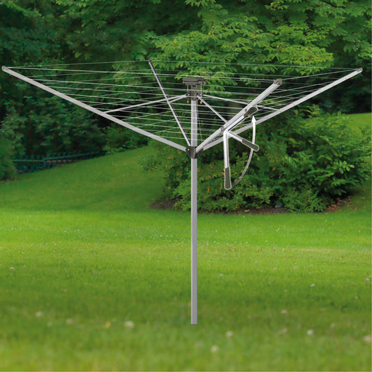 Leichtspannhebel-Wäschespinne NOVAPLUS 500 EASY GRAU