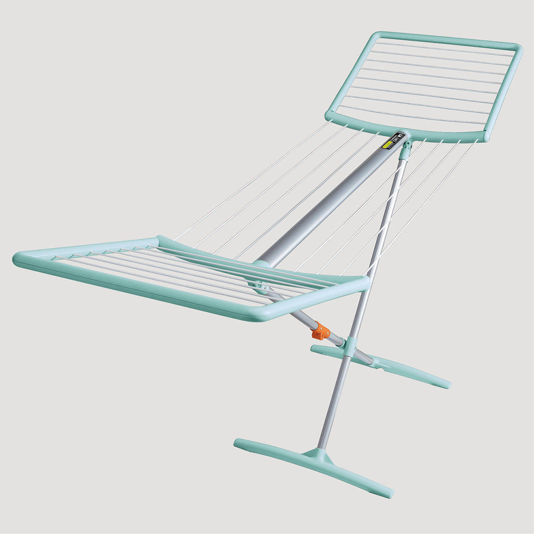 Premium freestanding dryer FASHIONDRY AUTOSTRETCH obsidian gray