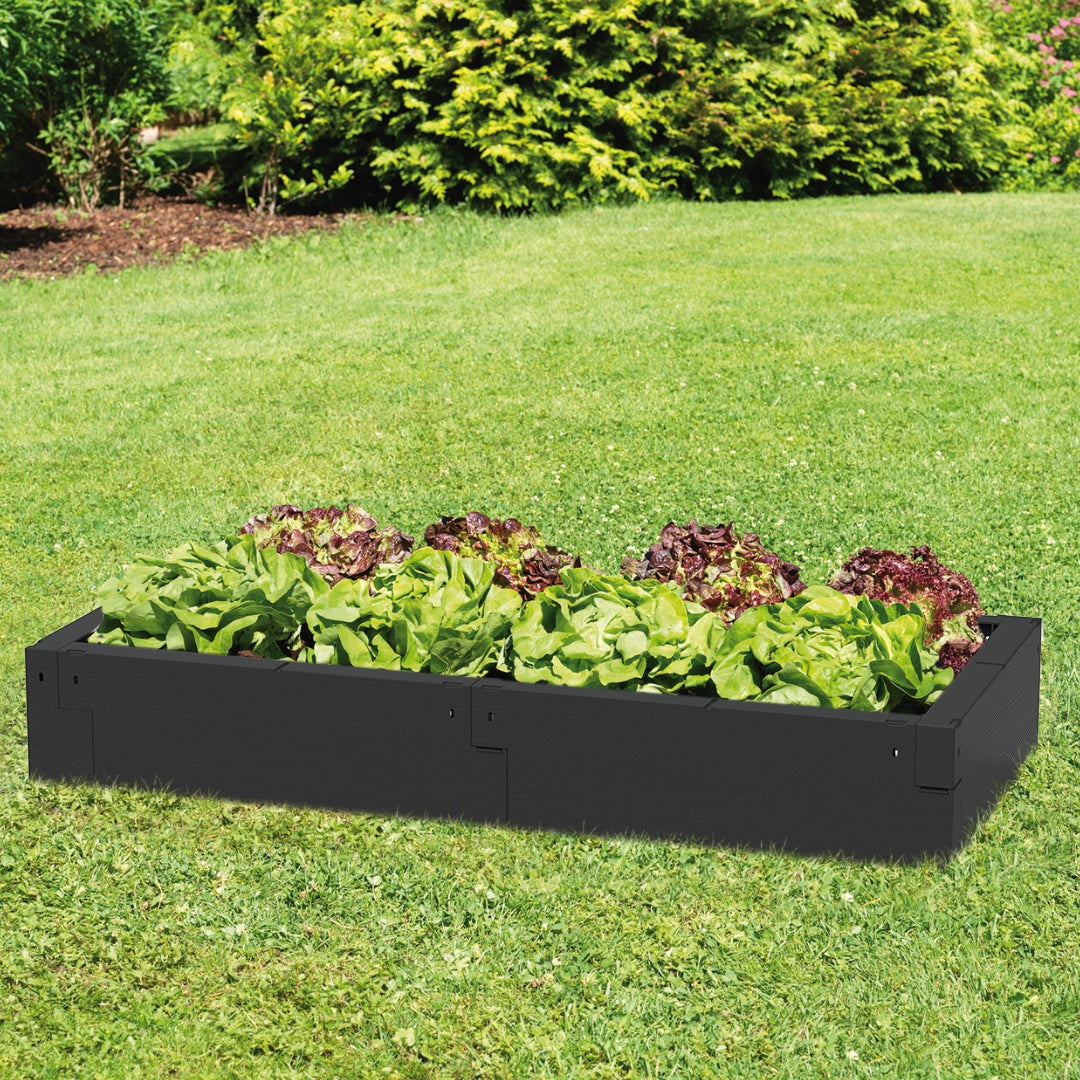 Hochbeet Timber GRUND- ODER AUFBAU-SET anthrazitgrau