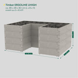 raised bed Timber Ergoline
