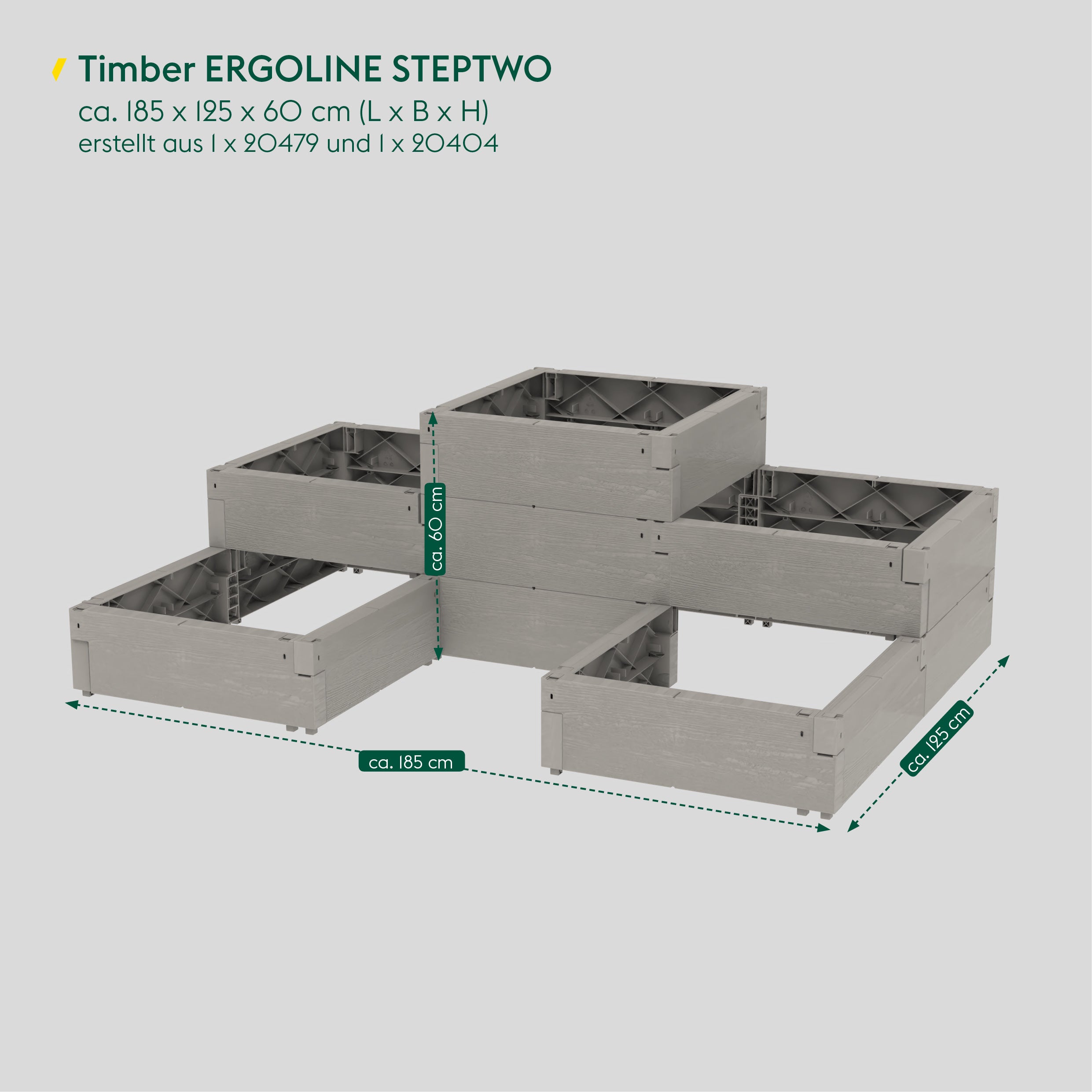 raised bed Timber Ergoline
