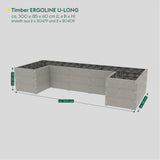 raised bed Timber Ergoline
