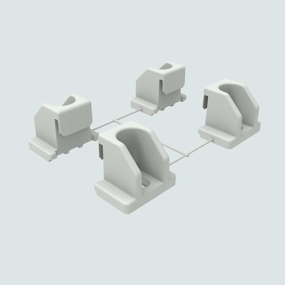 Wind protection for thermal cold frames