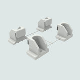 Wind protection for thermal cold frames