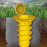 Duo ground screw anchor (for 55, 50, 40 and 32 mm pipe) (30026)