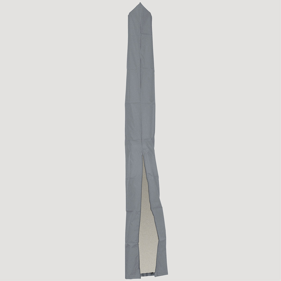 Weather cover with zipper gray