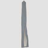 Weather cover with zipper gray