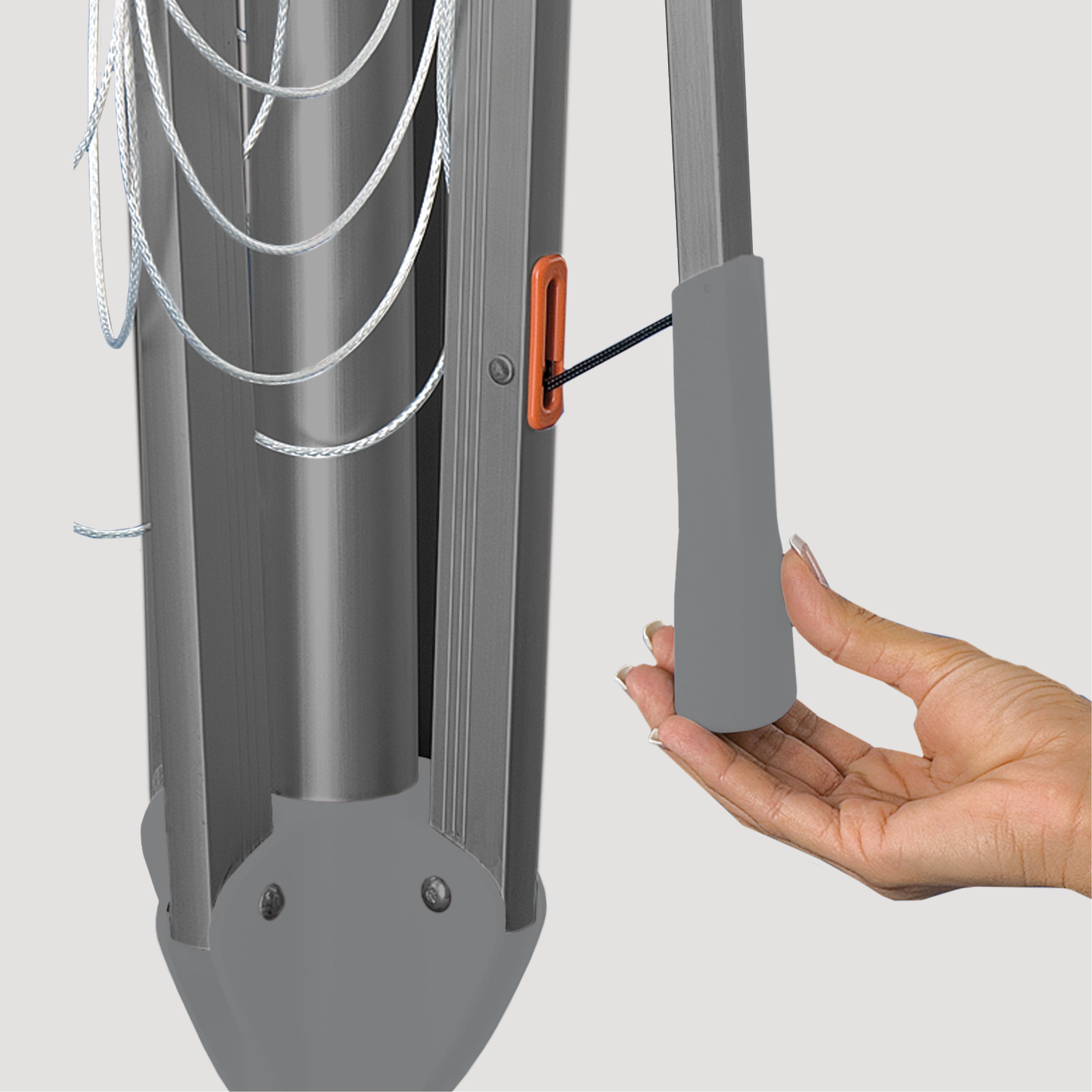 Premium-Wäschespinne NOVAPLUS EVOLUTION LIFT GRAU
