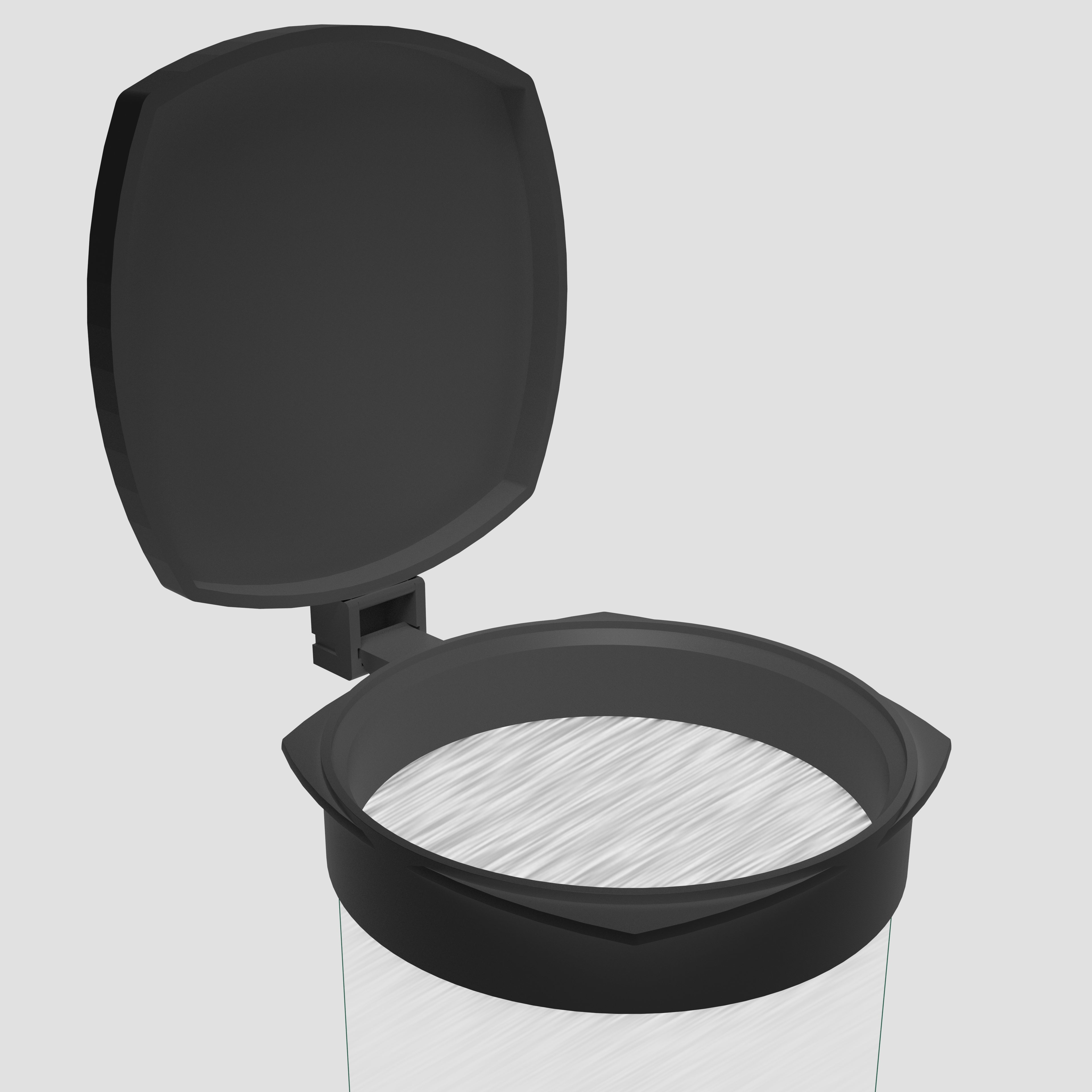 Lid / aluminum ground sleeve 30114, for rotary clothes dryers with 50 mm standpipe diameter