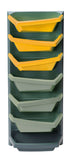 Vertical Garden construction element - titanium with saffron