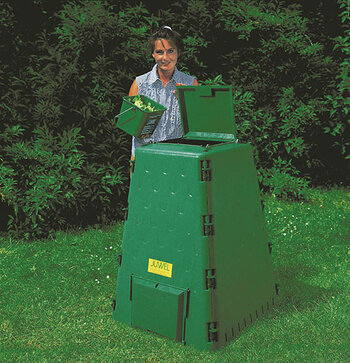 Juwel Aeroquick 420 Komposter 20165 konische Form, schnelles Kompostieren, Belüftungssystem, Nutzinhalt: 420 l 